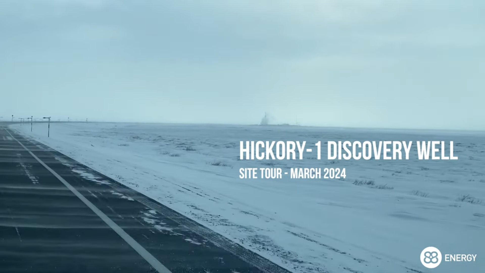  88 Energy - Hickory-1 Discovery Well: Site Tour March 2024 